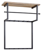 94032080 gtipli Duvar askılıklı metal portmanto rafı. Ab btb görseli
