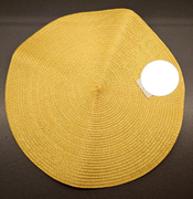 63049900 gtipli Polipropilen şeritlerden yuvarlak masa altlığı. Ab btb görseli