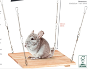 44219999 gtipli Ahşap kafes salıncağı (küçük hayvanlar) Ab btb görseli