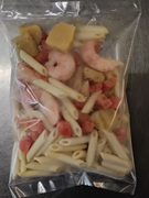 19023090 gtipli Dondurulmuş deniz mahsullü makarna yemeği. Ab btb görseli