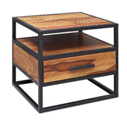 94035000 gtipli Siyah metal çerçeveli komodin. Ab btb görseli