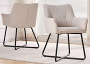 94017100 gtipli Metal çerçeveli, döşemeli sandalye. Ab btb görseli