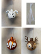  Hayvan motifli yılbaşı süsleri. GTİP 95051090 AB BTB görseli