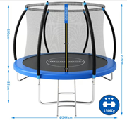  Demontre açık hava trambolini. GTİP 95069190 AB BTB görseli