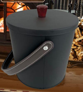  Galvanizli, kapaklı, ahşap topuzlu kova. GTİP 73239900 AB BTB görseli