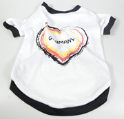  Köpekler için desenli kumaş tulum. GTİP 42010000 AB BTB görseli