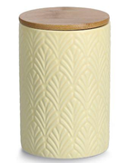 69120025 gtipli Bambu kapaklı seramik saklama kutusu Ab btb görseli