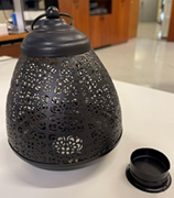  Dekoratif metal mumluk fener. GTİP 94055000 AB BTB görseli