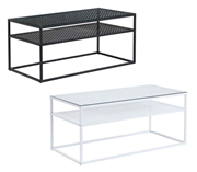  Metal çerçeveli cam konsol masa. GTİP 94032080 AB BTB görseli