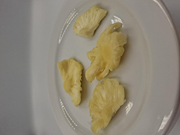  Şekerli kurutulmuş ananas parçaları. GTİP 20082071 AB BTB görseli