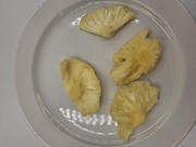  Şekerli kurutulmuş ananas parçaları. GTİP 20082071 AB BTB görseli
