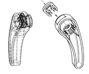  Otomobil kaput açma kolu. GTİP 39263000 AB BTB görseli