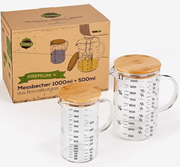  Ölçü çizgili cam kap. GTİP 70134200 AB BTB görseli