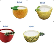  Meyve şeklinde seramik mumlar GTİP 34060000 AB BTB görseli